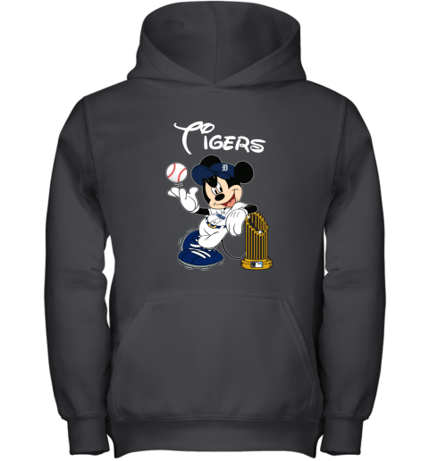 Detroit Tigers Mickey Taking The Trophy MLB 2019 Youth Hoodie