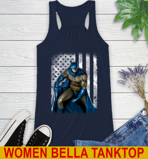New York Knicks NBA Basketball Batman DC American Flag Shirt Racerback Tank 9