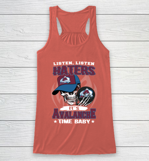 Listen Haters It is BLACKHAWKS Time Baby NHL Racerback Tank 3