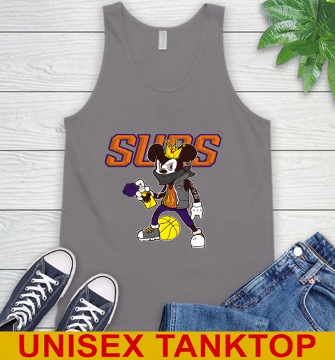 Phoenix Suns NBA Basketball Mickey Peace Sign Sports Tank Top 7