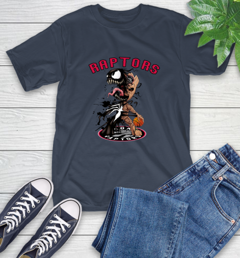 NBA Toronto Raptors Basketball Venom Groot Guardians Of The Galaxy T-Shirt 4