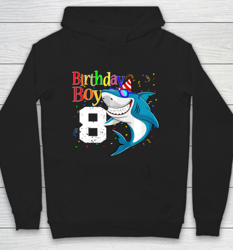 Kids 8th Birthday Boy Shark Shirts 8 Jaw Some Four Tees Boys 8 Years Old Hoodie