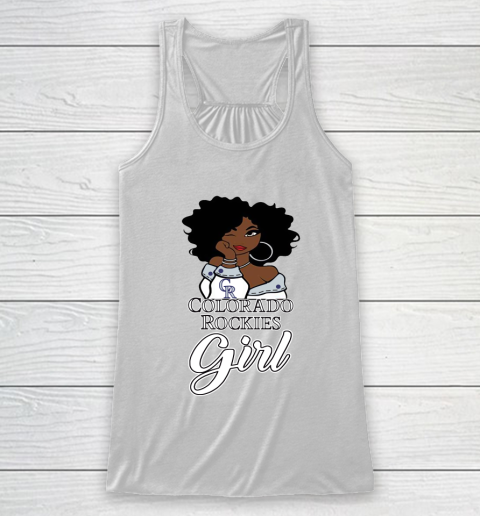 Colorado Rockiess Girl MLB Racerback Tank 2