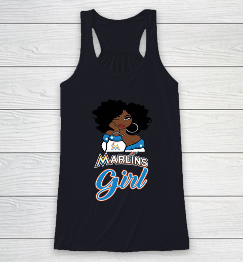 Miami Marlinss Girl MLB Racerback Tank 8