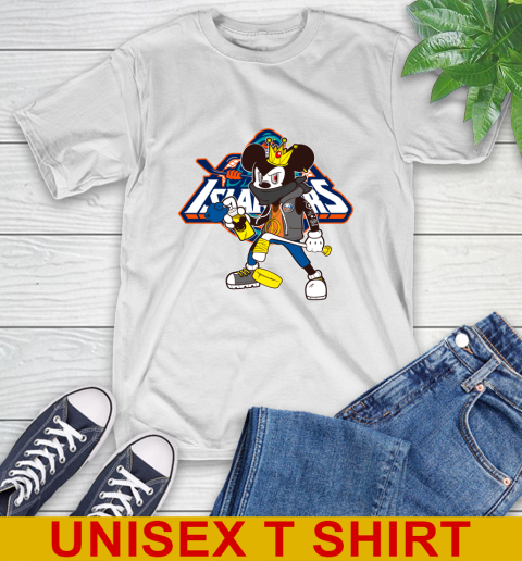 New York Islanders NHL Hockey Mickey Peace Sign Sports T-Shirt