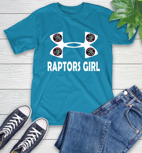 NBA Toronto Raptors Girl Under Armour Basketball Sports T-Shirt 9