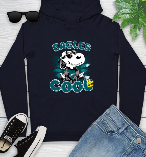 NFL Football Philadelphia Eagles Cool Snoopy Shirt Youth Hoodie 3
