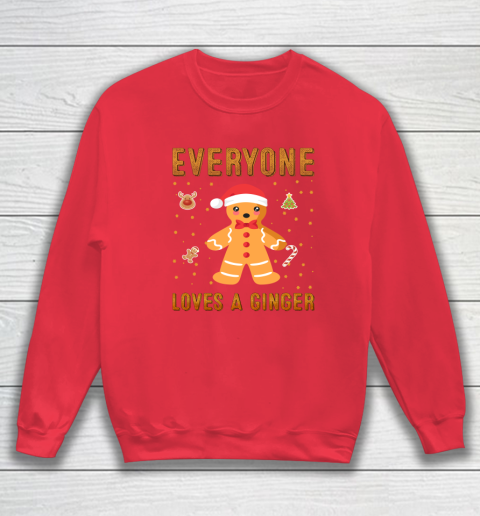 Everyone Loves A Ginger Funny Christmas Sweatshirt 7