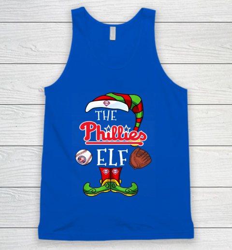 Philadelphia Phillies Christmas ELF Funny MLB Tank Top 4