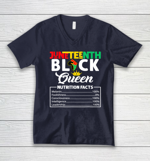 Juneteenth Tshirt Women Juneteenth Shirts African American V-Neck T-Shirt 2
