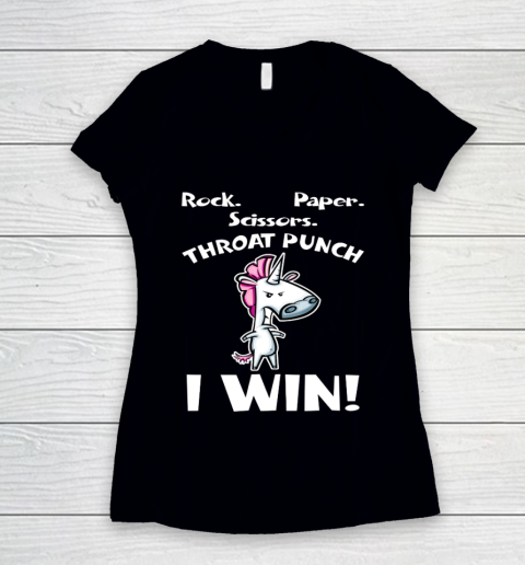 Rock Paper Scissors Throat Punch I Win Unicorn Shirt Rock Paper Scissors Throat Punch I Win Unicorn Shirt