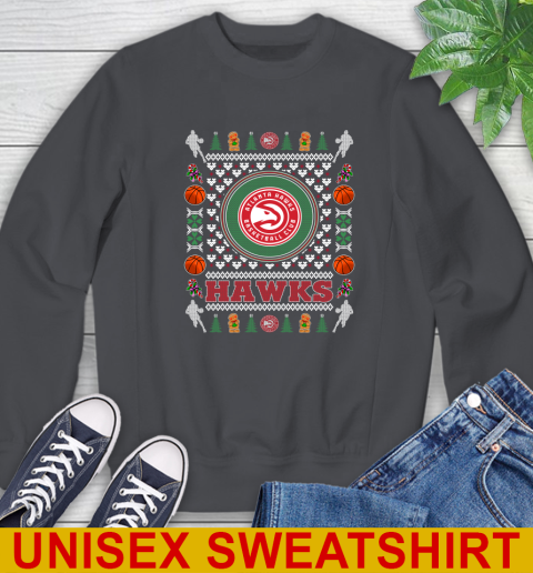 Atlanta Hawks Merry Christmas NBA Basketball Loyal Fan Sweatshirt 7