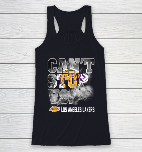 NBA Los Angeles Lakers Basketball Can't Stop Vs Racerback Tank - Image 8