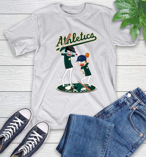 MLB Oakland Athletics Rick And Morty Baseball 12