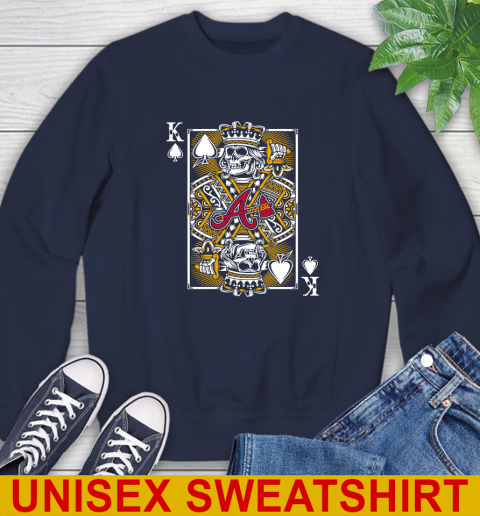Atlanta Braves MLB Baseball The King Of Spades Death Cards Shirt Sweatshirt 2