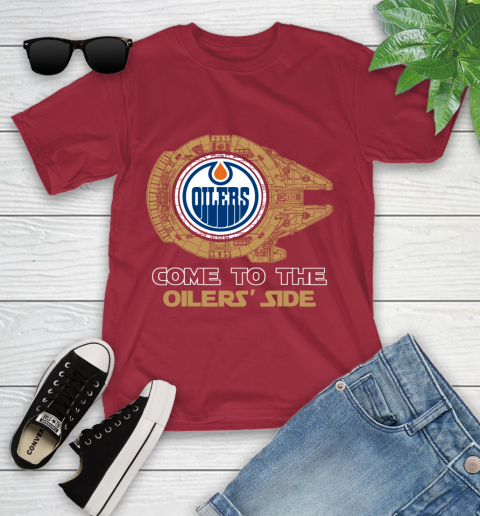 NHL Come To The Edmonton Oilers Wars Hockey Sports Youth T-Shirt 14