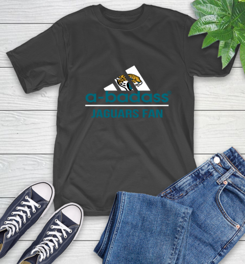 Jacksonville Jaguars NFL Football A Badass Adidas Adoring Fan Sports T-Shirt