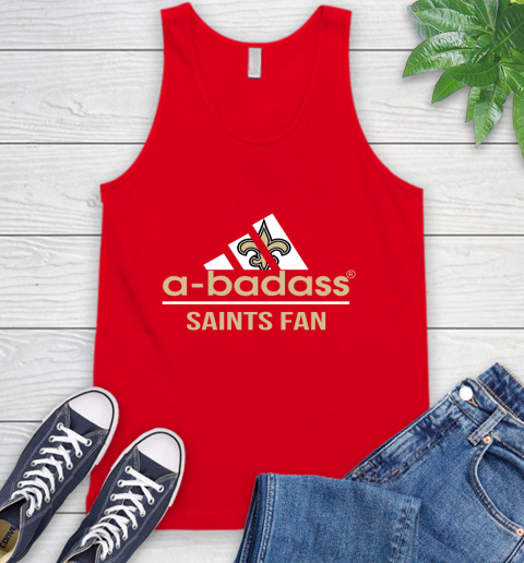 New Orleans Saints NFL Football A Badass Adidas Adoring Fan Sports Tank Top 5