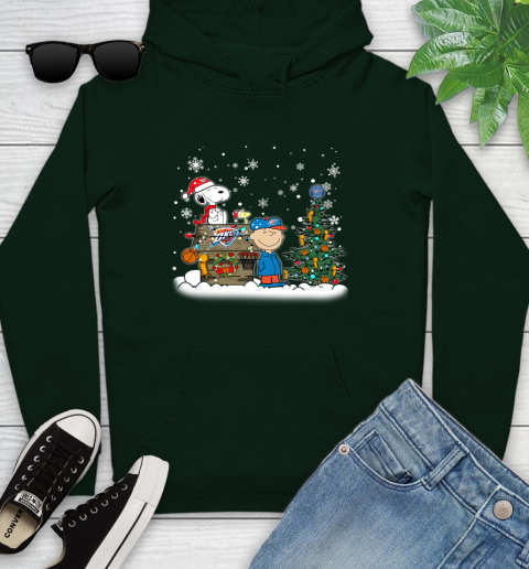 Oklahoma City Thunder NBA Basketball Christmas The Peanuts Movie Snoopy Championship Youth Hoodie 14