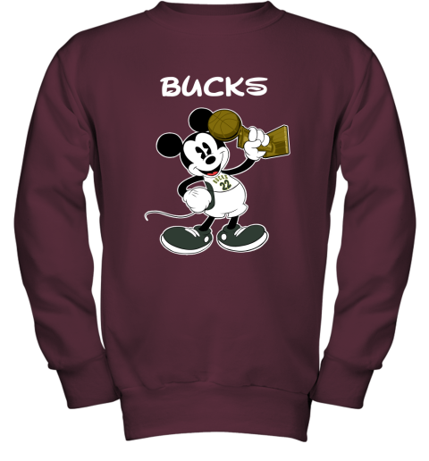 Mickey Milwaukee Bucks Youth Sweatshirt