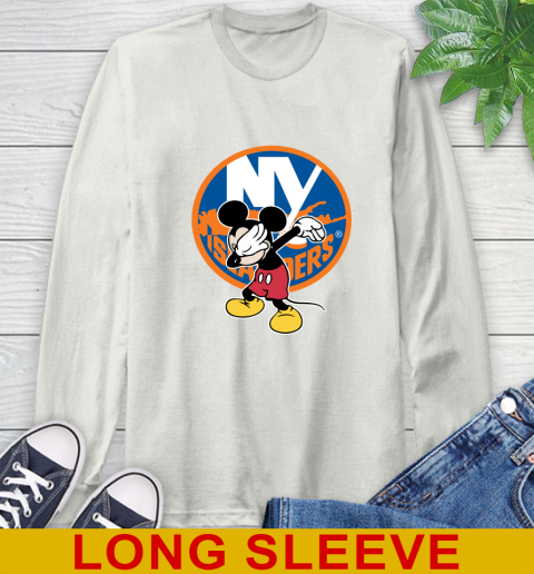 New York Islanders NHL Hockey Dabbing Mickey Disney Sports Long Sleeve T-Shirt 12