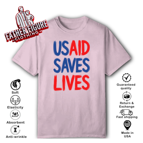 9oxq usaid saves lives classic t shirt 2 front light pink