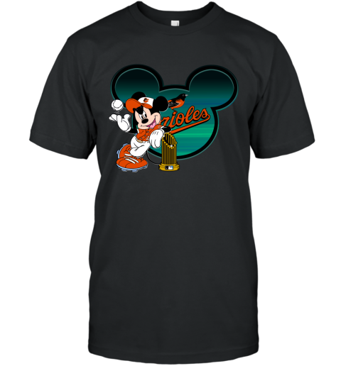 MLB Baseball Baltimore Orioles Magic Mickey Disney Shirt T Shirt
