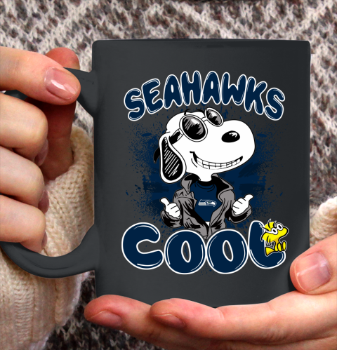 NFL Football Seattle Seahawks Cool Snoopy Shirt Ceramic Mug 11oz