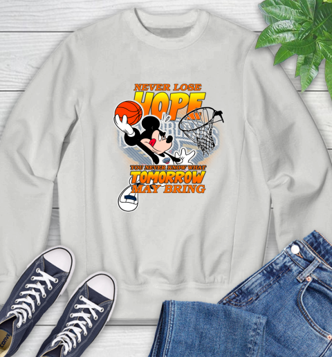 New Orleans Pelicans NBA Basketball Mickey Disney Never Lose Hope Sweatshirt 5