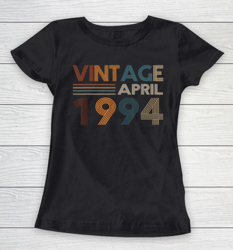 Father gift shirt Retro Vintage April 1994 26 Years Old 26th Birthday Gift T Shirt Women's T-Shirt