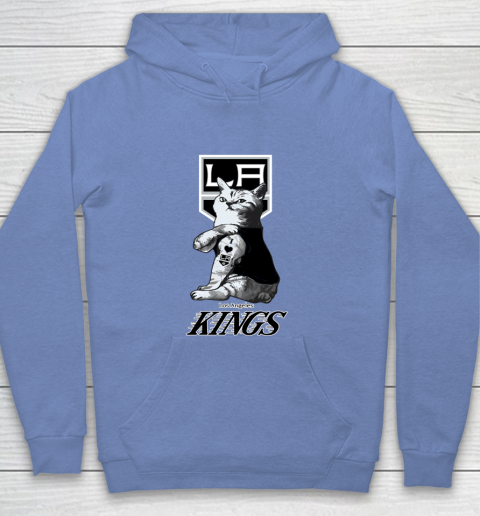 NHL My Cat Loves Los Angeles Kings Hockey Youth Hoodie 8
