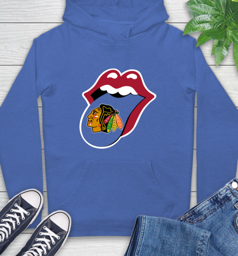 Chicago Blackhawks NHL Hockey Lips I Root For My Team Adoring Fan 21