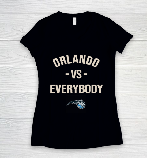 Orlando Magic Vs Everybody Women's V-Neck T-Shirt