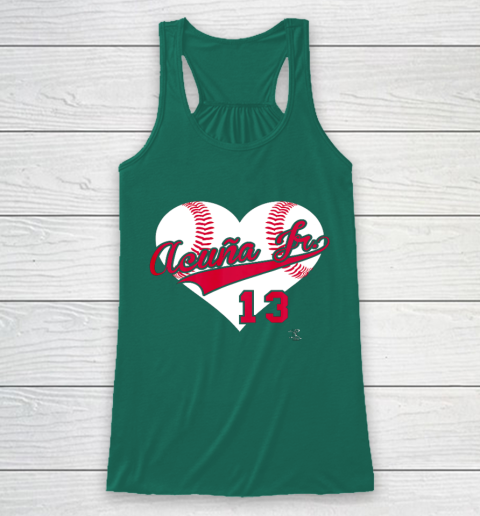 Ronald Acuna Jr Baseball Heart Gameday Racerback Tank - Image 6