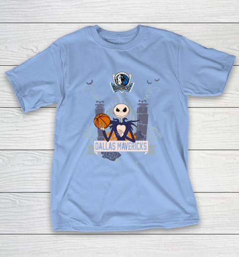NBA Dallas Mavericks Basketball Jack Skellington Halloween T-Shirt 10