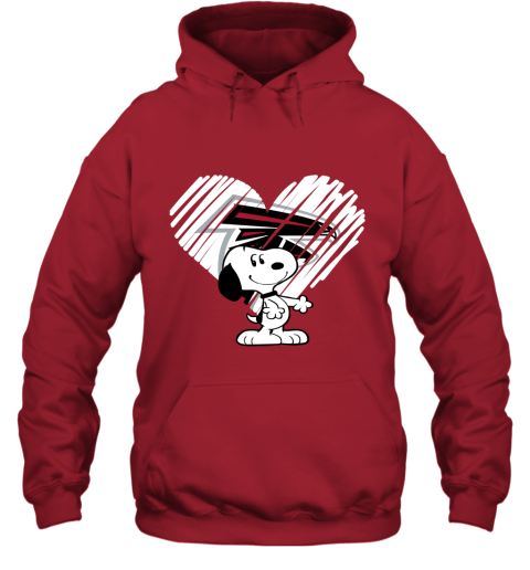 jwvk a happy christmas with atlanta falcons snoopy hoodie 23 front red