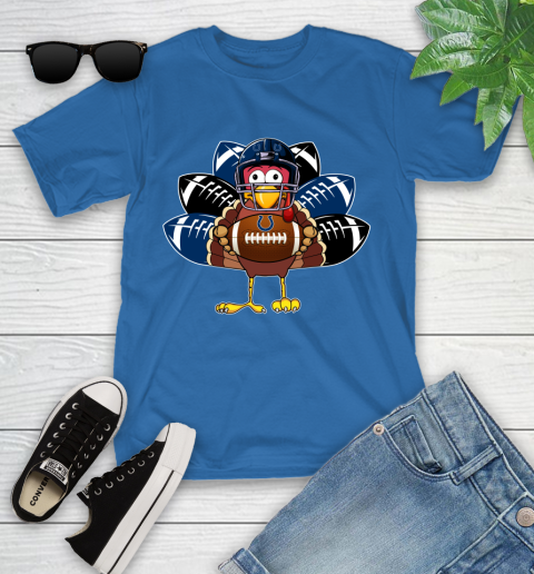 Indianapolis Colts Turkey Thanksgiving Day Youth T-Shirt 9