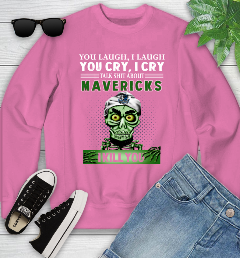 NBA Talk Shit About Dallas Mavericks I Kill You Achmed The Dead Terrorist Jeffrey Dunham Basketball Youth Sweatshirt 6