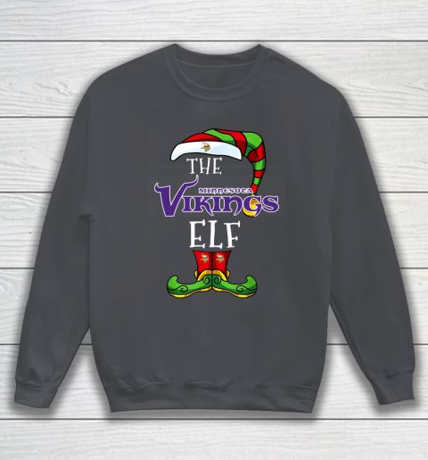Minnesota Vikings Christmas ELF Funny NFL Sweatshirt 4