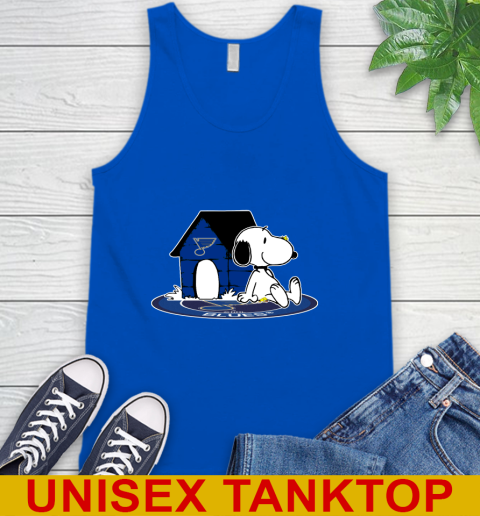 NHL Hockey St.Louis Blues Snoopy The Peanuts Movie Shirt Tank Top 5