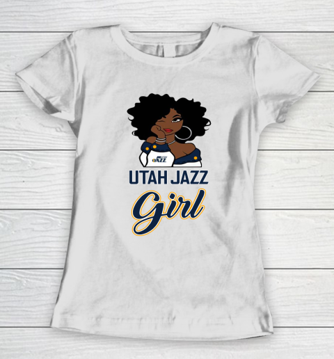 Utah Jazz Girl NBA Women's T-Shirt 3