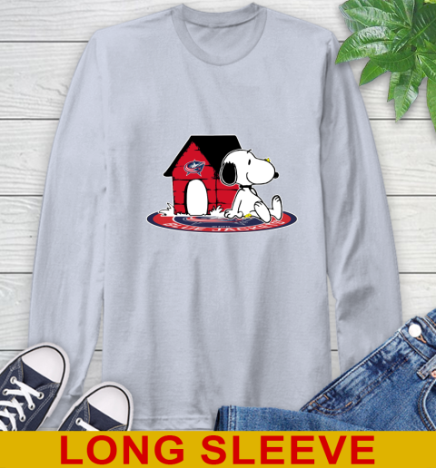 NHL Hockey Columbus Blue Jackets Snoopy The Peanuts Movie Shirt Long Sleeve T-Shirt 6