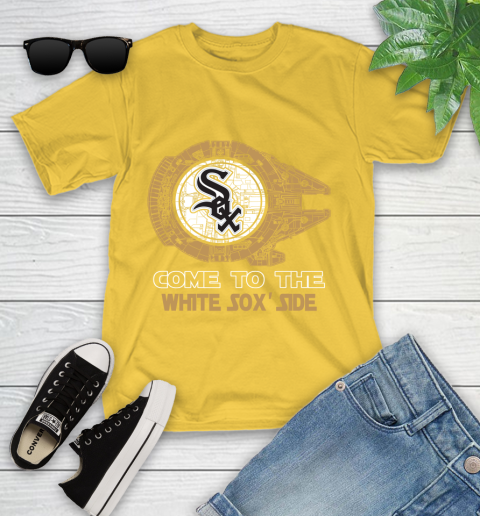 MLB Come To The Chicago White Sox Side Star Wars Baseball Sports Youth T-Shirt 10