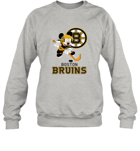 NHL Hey Haters Mickey Hockey Sports Boston Bruins Long Sleeve T-Shirt