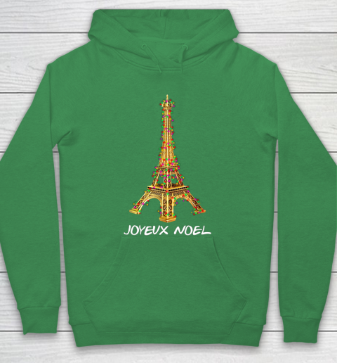 Joyeux Noel French Merry Christmas Eiffel Tower Hoodie 5