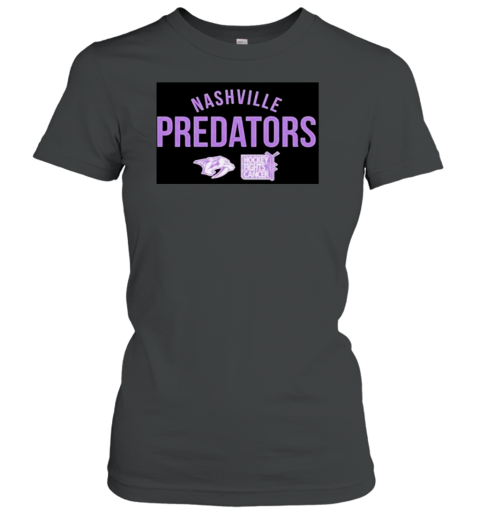 Nashville Predators Richmond Resilient Hockey Fights Cancer Women's T-Shirt