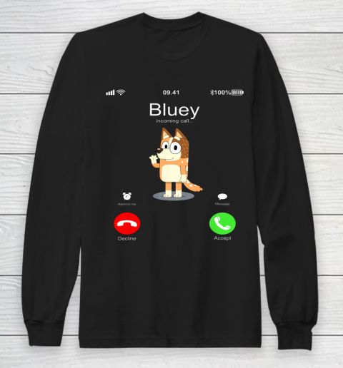 Blueys is Calling Funny Iphone Long Sleeve T-Shirt