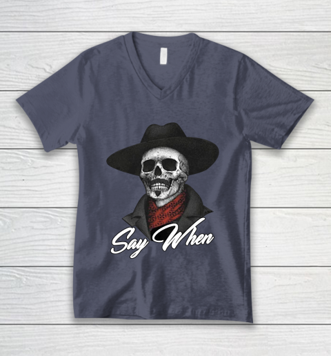 Say When V-Neck T-Shirt 7