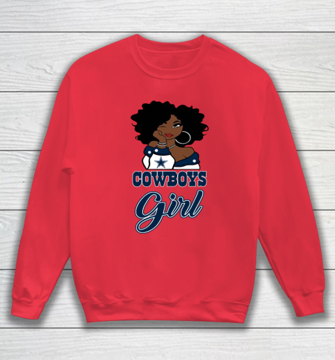 Dallas Cowboys Girl NFL Sweatshirt 8