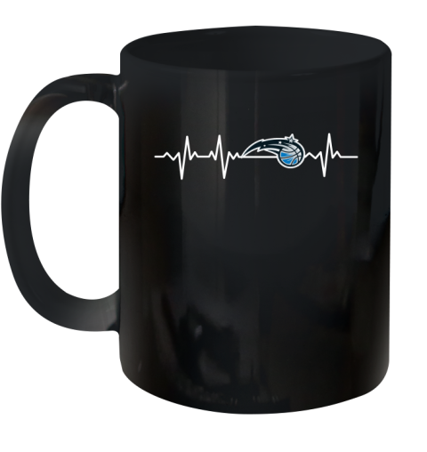 Orlando Magic NBA Basketball Heart Beat Shirt Ceramic Mug 11oz